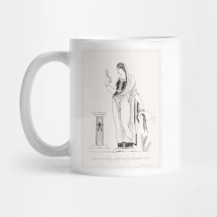 Grecian lady Performing Funeral Rites Mug